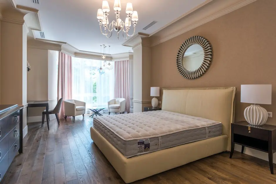 Illustrative visual: spacious master bedroom for L&T Aravista Sector 81-86