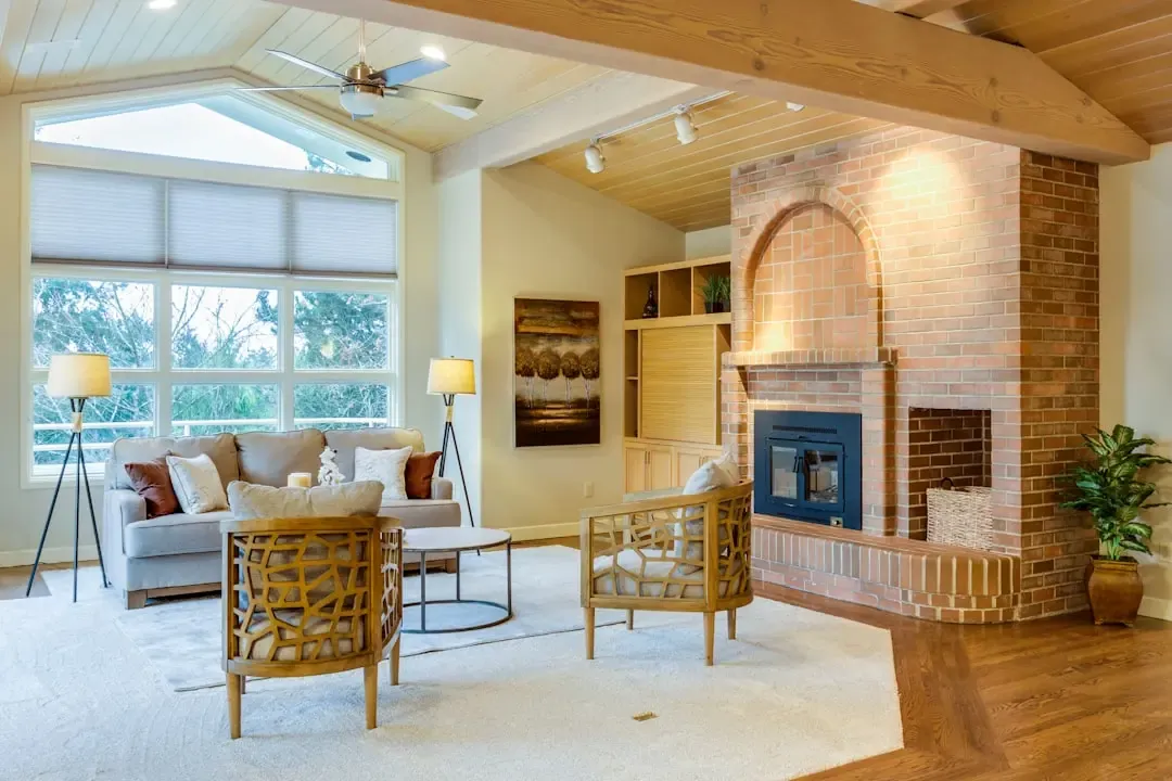 Illustrative interior: warm, light-filled family lounge for L&T Aravista Sector 81-86 homes